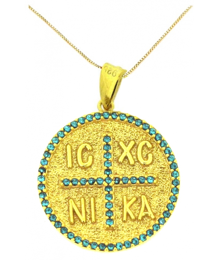 Child Pendant Silver "IC XP NI KA"
