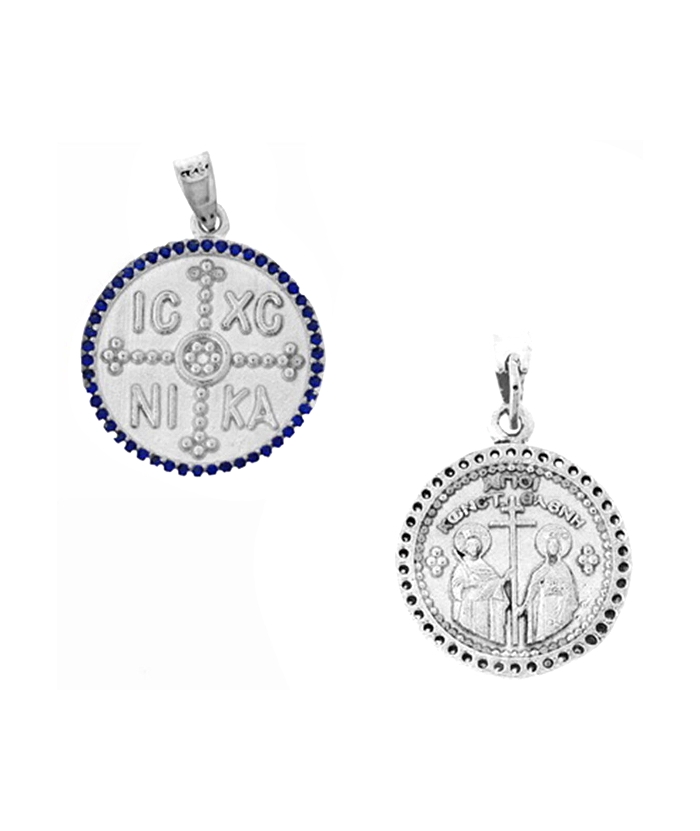 Child Pendant Silver "IC XP NI KA"