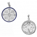 Child Pendant Silver "IC XP NI KA"