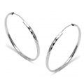 Earrings hoop Silver