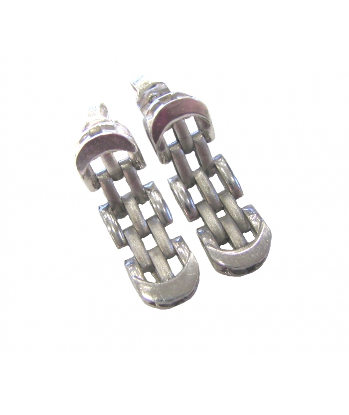 Earrings hanging Whitegold 