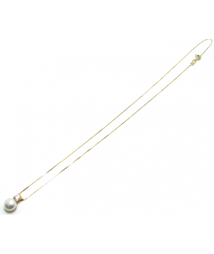 Necklace Gold K14 'Prearl'