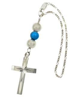 Car Amulet Silver 925° "Cross"