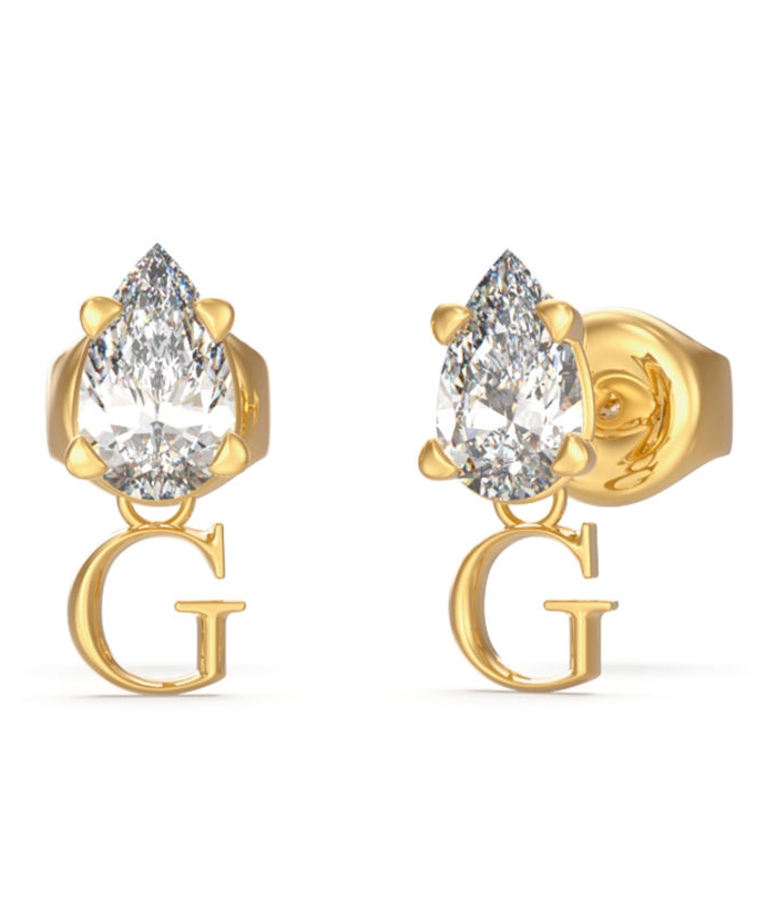 Σκουλαρίκια GUESS Ατσάλινα JUBE02151JWYGT-U