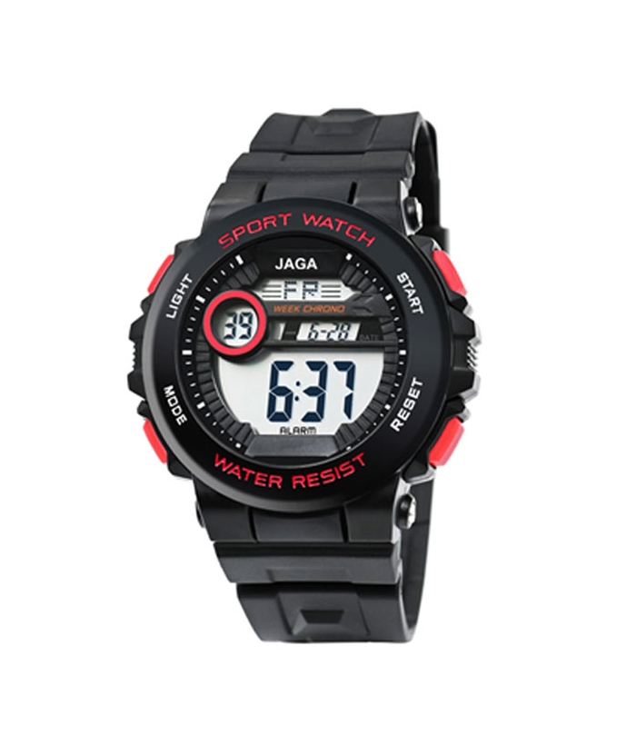 JAGA M112X Μαύρο ΔΩΡΟ λουράκι Alarm-chrono