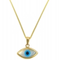 Necklace Gold K14 Eye