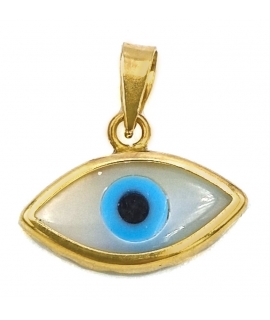Necklace Gold K14 Eye 2