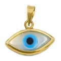 Necklace Gold K14 Eye