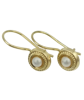 Earrings gold K9 2
