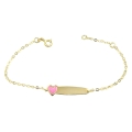 Child name Bracelet Gold Κ9