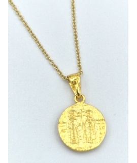 Necklace gold K9 2