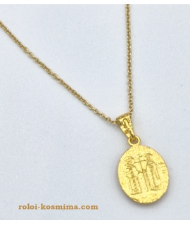 Necklace gold K9 2