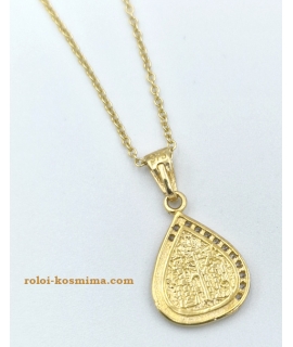 Necklace gold K9 ICXR NIKA 2
