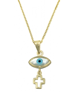Necklace Gold K9 Eye