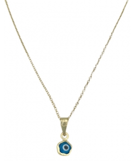 Necklace Gold K9 Eye Murano