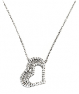 Necklace Silver Heart 2