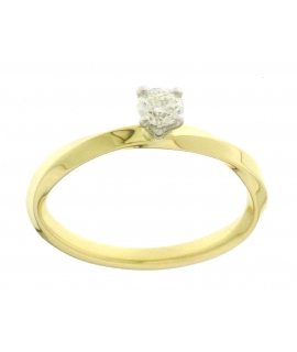 Engagement Ring Κ18 Brilliand 0,19ct