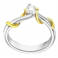 Engagement Ring K18 diamond 0.34ct