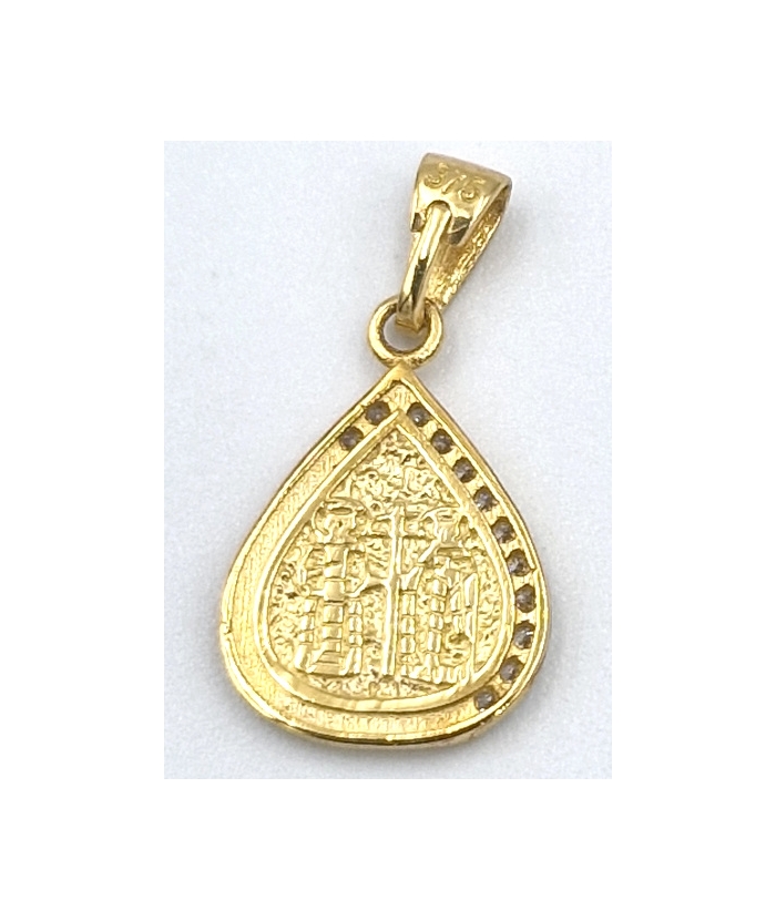 Pendant gold K9