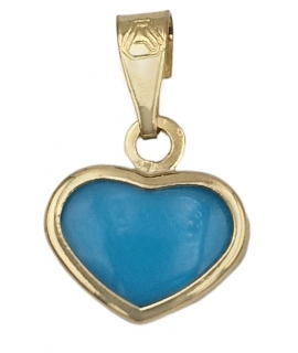 Necklace Gold K14 Heart