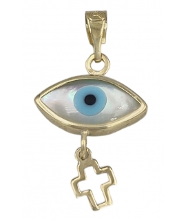 Necklace Gold K9 Eye