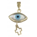Necklace Gold K9 Eye