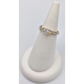 Engagement Ring K18 diamond 0.34ct