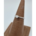 Engagement Ring K18 diamond