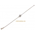 Bracelet Silver "Peace logo"