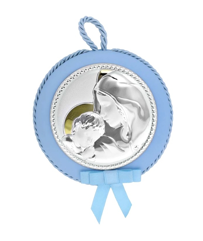 Ασημένια 925 Εικόνα Κούνιας 11cm PRINCELINO MA-DM606-LC