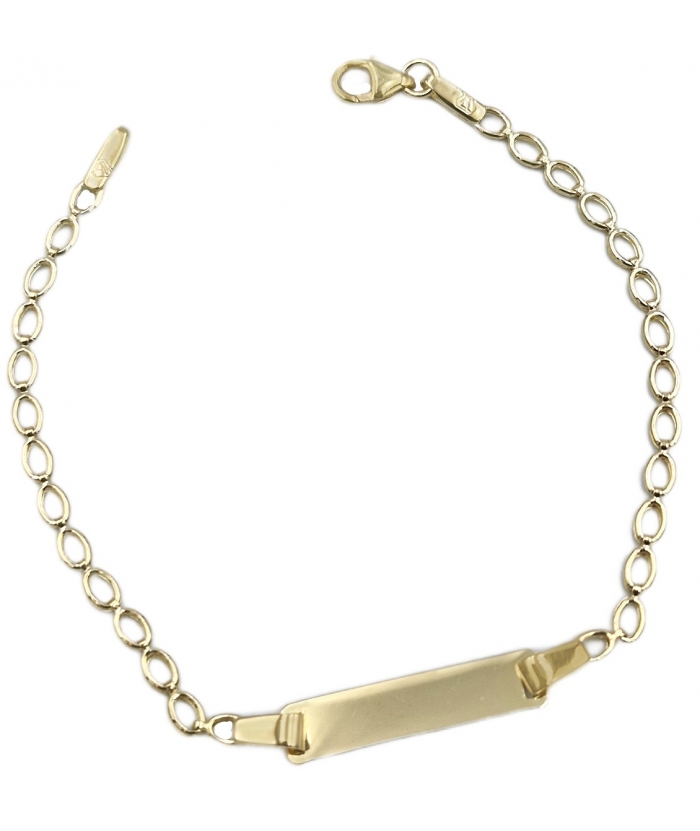Child name Bracelet Gold Κ9