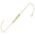 Child name Bracelet Gold Κ9