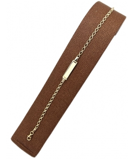 Child name Bracelet Gold Κ9 2