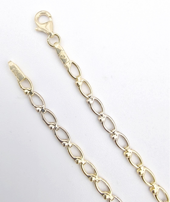 Bracelet Gold 14Κ Twin color