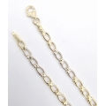 Bracelet Gold 14Κ Twin color