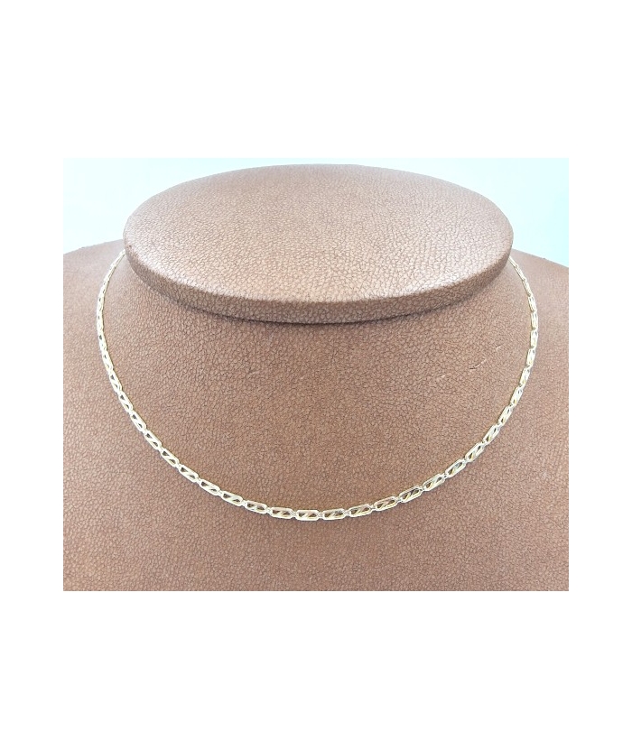 Χρυσή Αλυσίδα Λαιμού Κ14 Θήτα 45cm