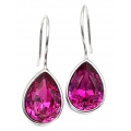 Earrings Silver Hanging "Tear"