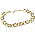Bracelet Silver 925° gourmet goldplated