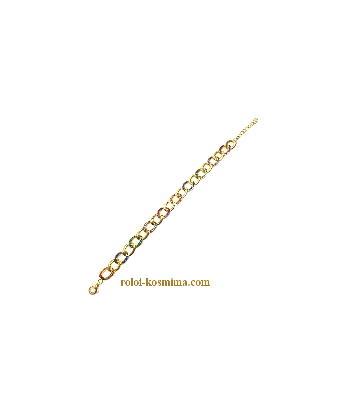 Bracelet Silver 925° gourmet goldplated
