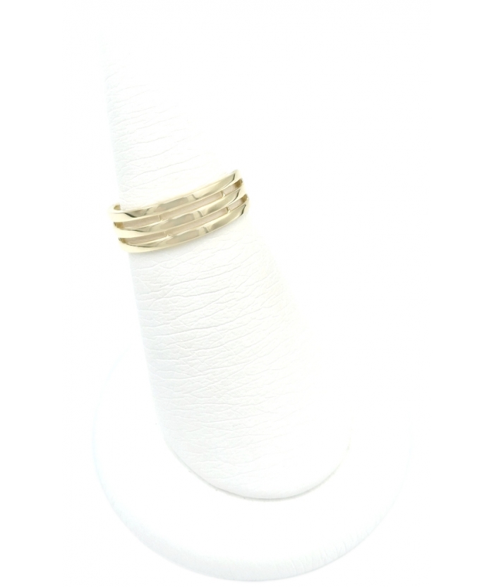 Ring gold K14 shiny