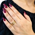 Ring gold K14 greka