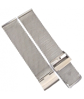 Watch Bracelet Inox 22mm Tzevelion Mesh Silver 01 2