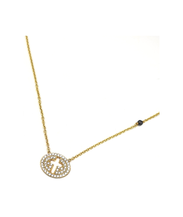 Necklace Silver-Goldplated 925° World