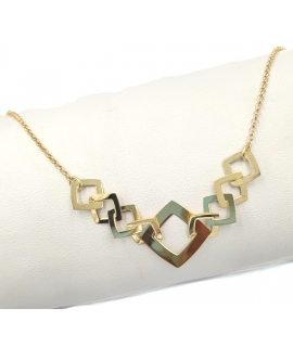 Necklace Silver circles 2