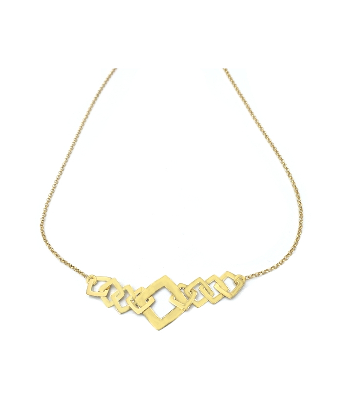 Necklace Silver circles