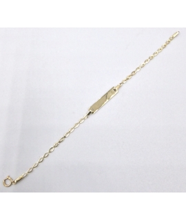 Child name Bracelet Gold Κ9 2