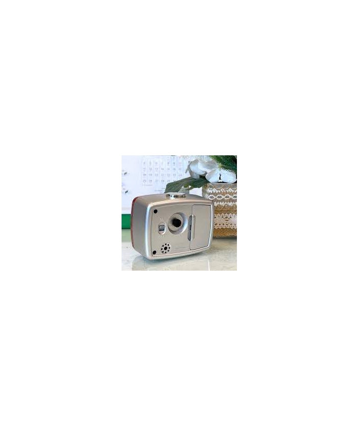 Alarm clock RHYTHM CRE222NR01 metallic red