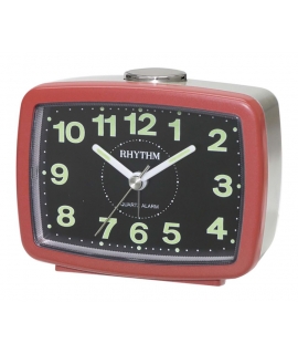 Ρολόι Ξυπνητήρι RHYTHM CRE222NR01 Πλαστικό metallic red
