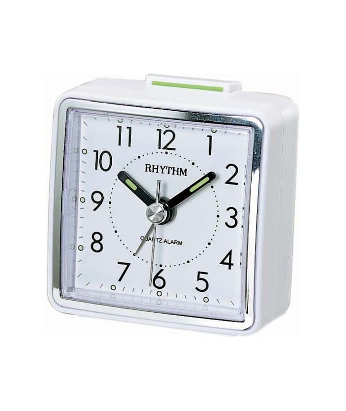 Alarm clock RHYTHM CRE210NR03 pearl white