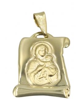 Child Pendant Gold Κ14 shiny